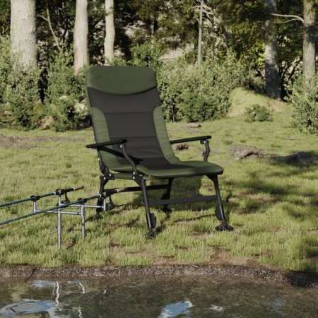 Angelstuhl mit klappbaren Armlehnen grün von vidaXL, Gartenstühle - Ref: Foro24-4006416, Preis: 119,37 €, Rabatt: %