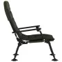 Silla de pesca con reposabrazos plegable verde de vidaXL, Sillas de jardín - Ref: Foro24-4006416, Precio: 135,65 €, Descuento: %