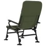 Silla de pesca con reposabrazos plegable verde de vidaXL, Sillas de jardín - Ref: Foro24-4006416, Precio: 135,65 €, Descuento: %