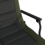 Silla de pesca con reposabrazos plegable verde de vidaXL, Sillas de jardín - Ref: Foro24-4006416, Precio: 112,88 €