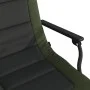 Silla de pesca con reposabrazos plegable verde de vidaXL, Sillas de jardín - Ref: Foro24-4006416, Precio: 135,65 €, Descuento: %