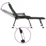 Fishing Lounger Adjustable Mud Legs Folding Camouflage by vidaXL, Outdoor beds - Ref: Foro24-4006421, Price: 194,88 €, Discou...