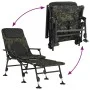 Fishing Lounger Adjustable Mud Legs Folding Camouflage by vidaXL, Outdoor beds - Ref: Foro24-4006421, Price: 194,88 €, Discou...