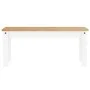 Panama dining bench solid white pine wood 105x30x45 cm by vidaXL, Dining and kitchen benches - Ref: Foro24-4005713, Price: 10...