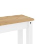 Banco de comedor Panama madera maciza pino blanco 105x30x45 cm