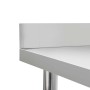 Küchenarbeitstisch und Aufkantung aus Edelstahl 80x60x93 cm von vidaXL, Wiederherstellung - Ref: Foro24-51187, Preis: 147,56 ...