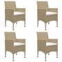 7-teiliges Garten-Essset in Beige von vidaXL, Gartensets - Ref: Foro24-3067779, Preis: 500,98 €, Rabatt: %
