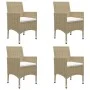 Juego de comedor de jardín de 7 piezas beige de vidaXL, Conjuntos de jardín - Ref: Foro24-3067779, Precio: 493,70 €, Descuent...