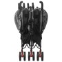 Carrito para gemelos de acero gris claro de vidaXL, Cochecitos de bebé - Ref: Foro24-10235, Precio: 211,44 €, Descuento: %