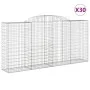 Gabion baskets 30 pcs arch shape iron 300x50x140/160 cm by vidaXL, Pots and planters - Ref: Foro24-3146753, Price: 4,00 €, Di...