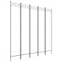 Trennwand mit 5 weißen Stoffbahnen 200x200 cm von vidaXL, Raumteiler - Ref: Foro24-350154, Preis: 67,83 €, Rabatt: %