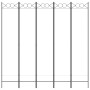 Trennwand mit 5 weißen Stoffbahnen 200x200 cm von vidaXL, Raumteiler - Ref: Foro24-350154, Preis: 67,83 €, Rabatt: %