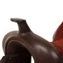 Western saddle, bridle and real leather breastplate 13" brown by vidaXL, Frames - Ref: Foro24-91351, Price: 171,95 €, Discoun...