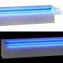 Waterfall fountain with RGB LED stainless steel 108 cm by vidaXL, Fountains and waterfalls - Ref: Foro24-151412, Price: 219,0...