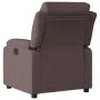 Dark Brown Fabric Recliner by vidaXL, Armchairs - Ref: Foro24-373467, Price: 243,51 €, Discount: %