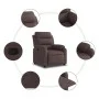 Dunkelbrauner Stoffsessel von vidaXL, Sessel - Ref: Foro24-373467, Preis: 243,49 €, Rabatt: %