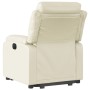 Cream-colored artificial leather lifting recliner by vidaXL, Armchairs - Ref: Foro24-3205043, Price: 285,11 €, Discount: %