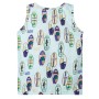 Ärmelloses Kinder-T-Shirt in zartem Blau melange 92 von vidaXL, Kinder-T-Shirts - Ref: Foro24-11774, Preis: 8,41 €, Rabatt: %