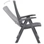 Reclining garden chairs, 2 units, plastic, mocha color by vidaXL, Garden chairs - Ref: Foro24-48762, Price: 170,88 €, Discoun...