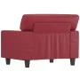 Sillón cuero sintético rojo tinto 60 cm de vidaXL, Sofás - Ref: Foro24-359410, Precio: 191,59 €, Descuento: %