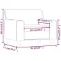 Roter Kunstledersessel 60 cm von vidaXL, Sofas - Ref: Foro24-359410, Preis: 191,17 €, Rabatt: %