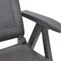 Reclining garden chairs, 2 units, plastic, mocha color by vidaXL, Garden chairs - Ref: Foro24-48762, Price: 170,88 €, Discoun...