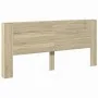 Bettkopfteil mit LED Sonoma-Eiche 220x16,5x103,5 cm von vidaXL, Kopf- und Fußteile - Ref: Foro24-839275, Preis: 101,83 €, Rab...