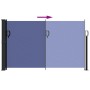 Toldo lateral retráctil azul 120x500 cm de vidaXL, Sombrillas - Ref: Foro24-4004401, Precio: 93,68 €