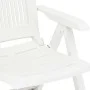 Liegende Gartenstühle 2 Einheiten aus weißem Kunststoff von vidaXL, Gartenstühle - Ref: Foro24-48766, Preis: 159,83 €, Rabatt: %