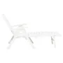 Tumbona plegable de plástico blanco de vidaXL, Tumbonas - Ref: Foro24-48754, Precio: 122,33 €, Descuento: %