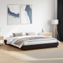 Black engineered wood bed frame 180x200 cm by vidaXL, Beds and slatted bases - Ref: Foro24-3209836, Price: 178,31 €, Discount: %