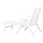 Weiße Klappliege aus Kunststoff von vidaXL, Liegen - Ref: Foro24-48754, Preis: 117,52 €, Rabatt: %
