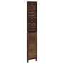 3-teiliges Trennsieb aus dunkelbraunem Paulownia-Holz von vidaXL, Raumteiler - Ref: Foro24-358704, Preis: 105,79 €, Rabatt: %