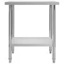 Küchenarbeitstisch aus Edelstahl 80x60x85 cm von vidaXL, Wiederherstellung - Ref: Foro24-51186, Preis: 143,77 €, Rabatt: %