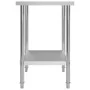 Küchenarbeitstisch aus Edelstahl 80x60x85 cm von vidaXL, Wiederherstellung - Ref: Foro24-51186, Preis: 143,77 €, Rabatt: %