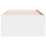 Lounger with white engineered wood drawers 100x200 cm by vidaXL, Beds and slatted bases - Ref: Foro24-3280867, Price: 176,14 ...