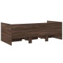 Tumbona con cajones madera ingeniería roble marrón 90x190 cm