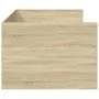 Tumbona con cajones madera ingeniería roble Sonoma 90x190 cm de vidaXL, Camas y somieres - Ref: Foro24-3280827, Precio: 172,8...