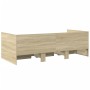 Lounger with Sonoma oak engineered wood drawers 90x190 cm by vidaXL, Beds and slatted bases - Ref: Foro24-3280827, Price: 177...