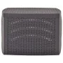 Mesa auxiliar de plástico color moca 54x54x36,5 cm de vidaXL, Mesas de jardín - Ref: Foro24-48776, Precio: 38,32 €, Descuento: %