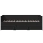 Lounger with drawers black engineered wood 75x190 cm by vidaXL, Beds and slatted bases - Ref: Foro24-3280833, Price: 181,62 €...