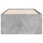Betongraue Holzwerkstoffliege mit Schubladen 90x190 cm von vidaXL, Betten und Lattenroste - Ref: Foro24-3280884, Preis: 204,7...