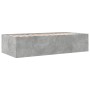 Betongraue Holzwerkstoffliege mit Schubladen 90x190 cm von vidaXL, Betten und Lattenroste - Ref: Foro24-3280884, Preis: 204,7...