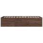 Tumbona con cajones madera ingeniería roble marrón 100x200 cm de vidaXL, Camas y somieres - Ref: Foro24-3280873, Precio: 188,...