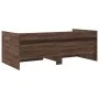 Lounger with brown oak engineered wood drawers 90x190 cm by vidaXL, Beds and slatted bases - Ref: Foro24-3280859, Price: 218,...