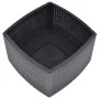 Plastic side table in mocha color, 54x54x36.5 cm by vidaXL, Garden tables - Ref: Foro24-48776, Price: 38,32 €, Discount: %