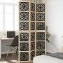 Divider screen 3 panels solid Paulownia wood brown black by vidaXL, Room dividers - Ref: Foro24-358800, Price: 103,99 €, Disc...