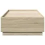 Sonoma oak engineered wood bed frame 100x200 cm by vidaXL, Beds and slatted bases - Ref: Foro24-3209718, Price: 115,14 €, Dis...