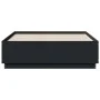 Black engineered wood bed frame 120x190 cm by vidaXL, Beds and slatted bases - Ref: Foro24-3209745, Price: 141,85 €, Discount: %