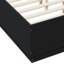 Schwarzer Bettrahmen aus Holzwerkstoff, 120 x 190 cm von vidaXL, Betten und Lattenroste - Ref: Foro24-3209745, Preis: 143,57 ...